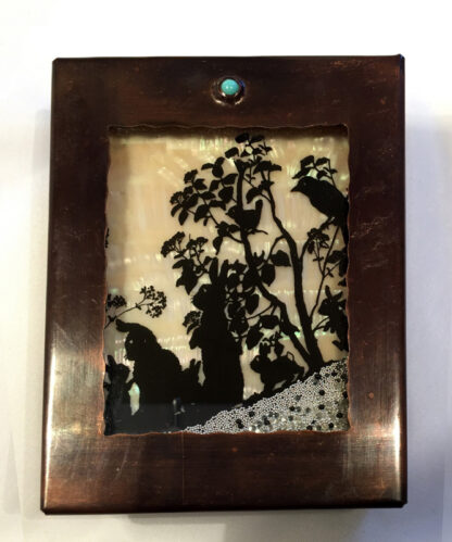 Bunnies in the Woods Silhouette Box