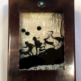 Children on the Hill Silhouette Box