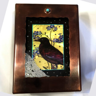 Crow and Forget-Me-Not Box