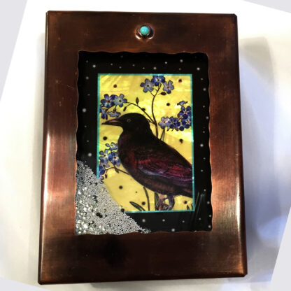 Crow and Forget-Me-Not Box