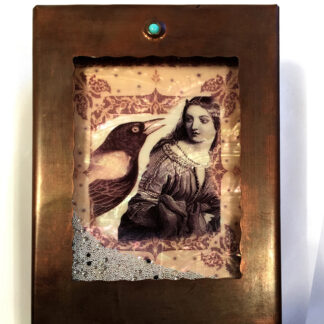 Woman and Crow Box