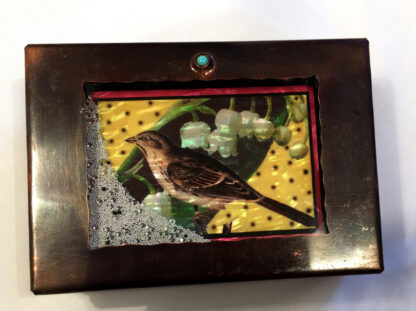Sparrow and Lily of the Valley Box