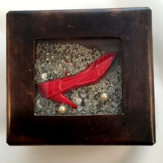 Red High Heel Toy Box